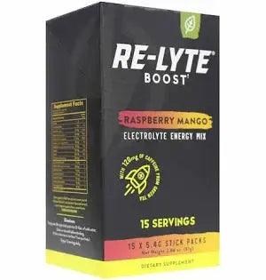 Re-Lyte Energy Boost Drink Mix Raspberry Mango Re-Lyte x15 sticks 03400063 KetoFitShop