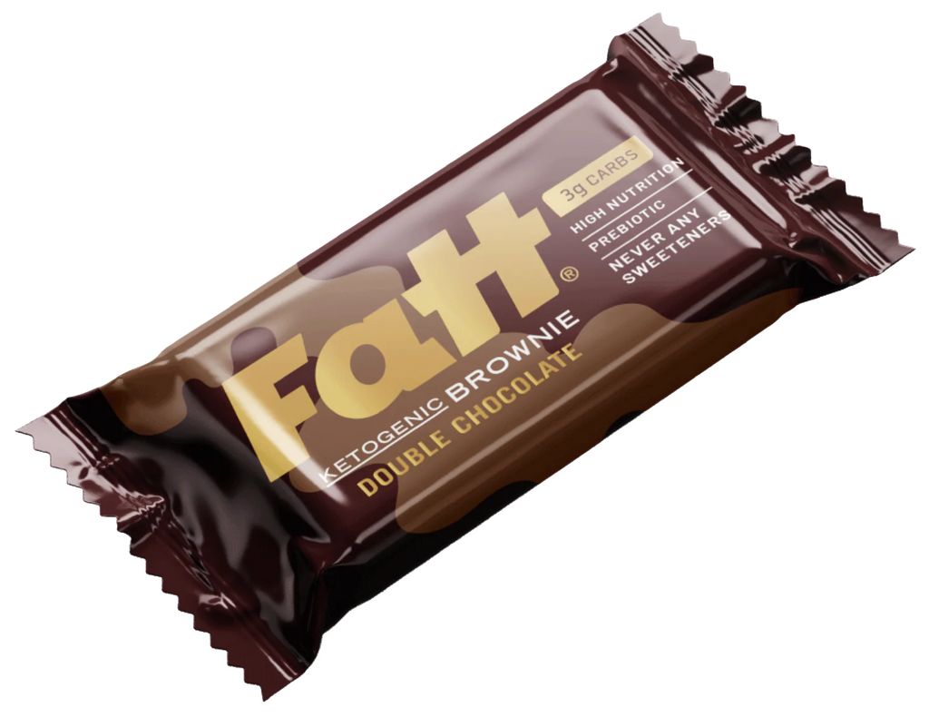 Doppelter Schokoladen-Keto-Brownie 40g
