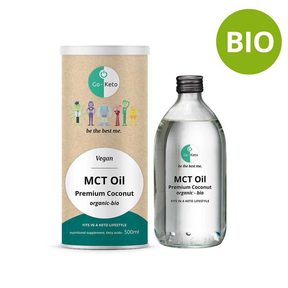 Go-Keto <br>Organic MCT Premium Oil C8/C10 500ml