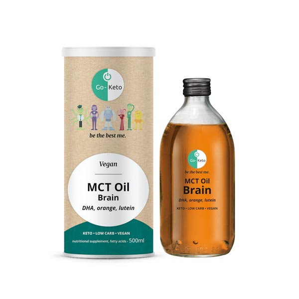 Go-Keto MCT Oil Keto Brain & Eye avec DHA et lutéine 500 ml