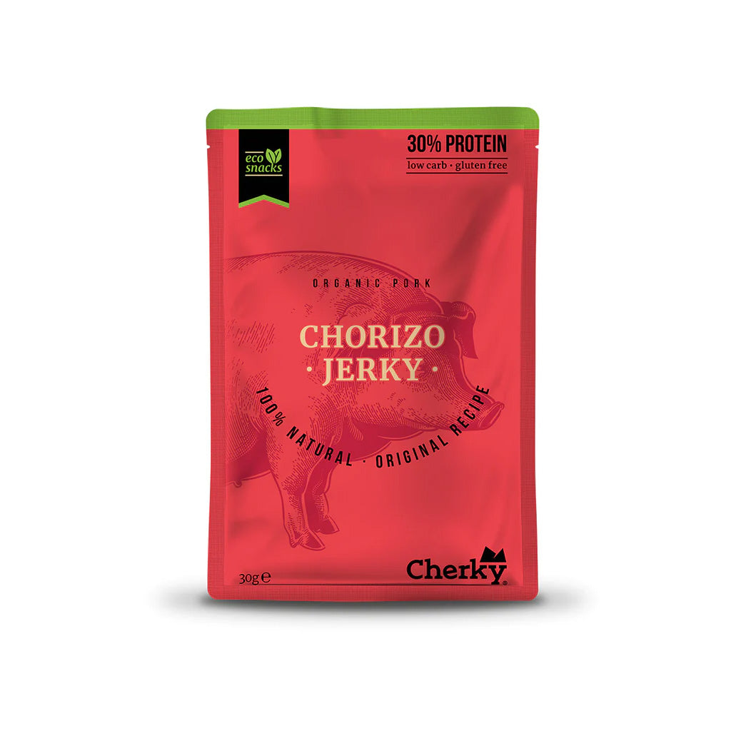 Chorizo Pork Jerky 30gr Cherky Foods