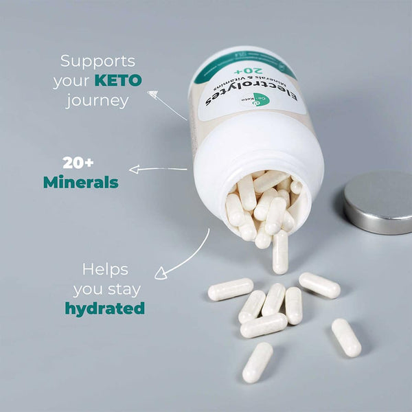 VEGAN 20+ Electrolytes Minerals Vitamins x240 Go-Keto